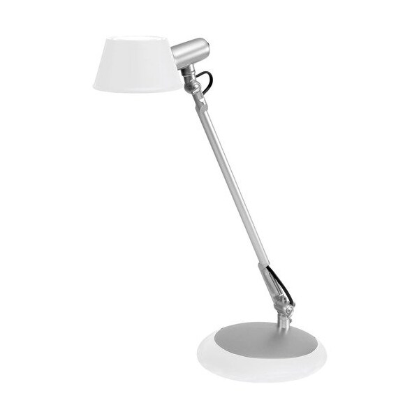 Alba Ledluce Desk Lamp, 1 Arm, 6.5W, 330 Lumens, White ABALEDLUCEBC - main